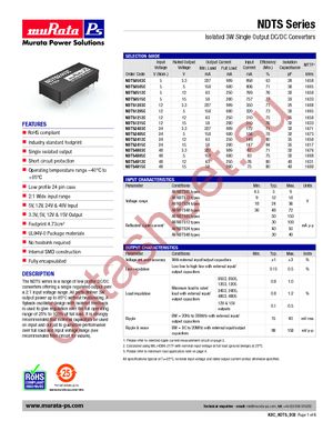 NDTS4803C datasheet  